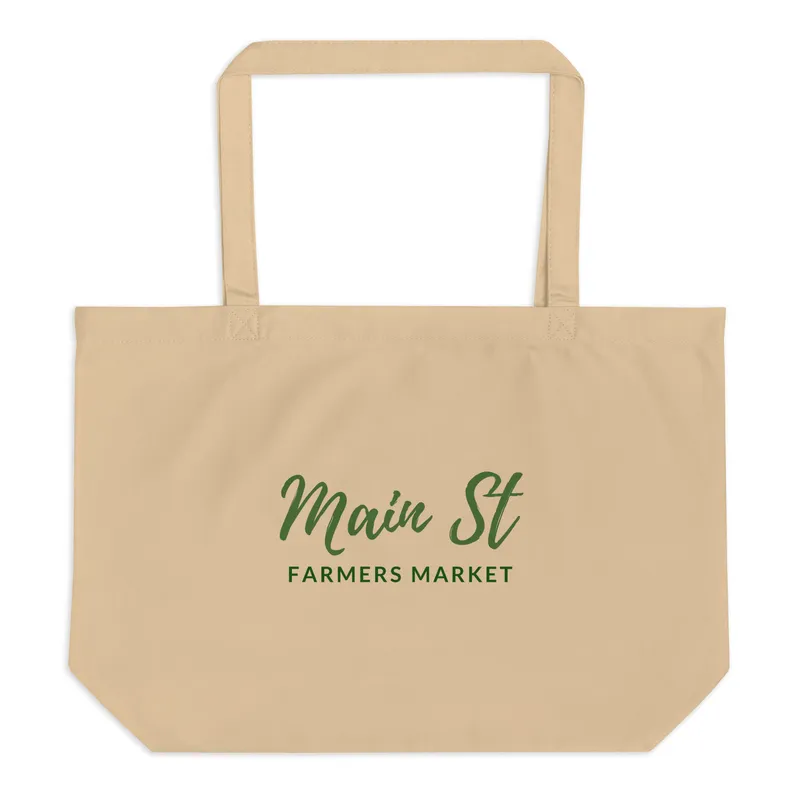 Main St Farmers Market Canvas Tote