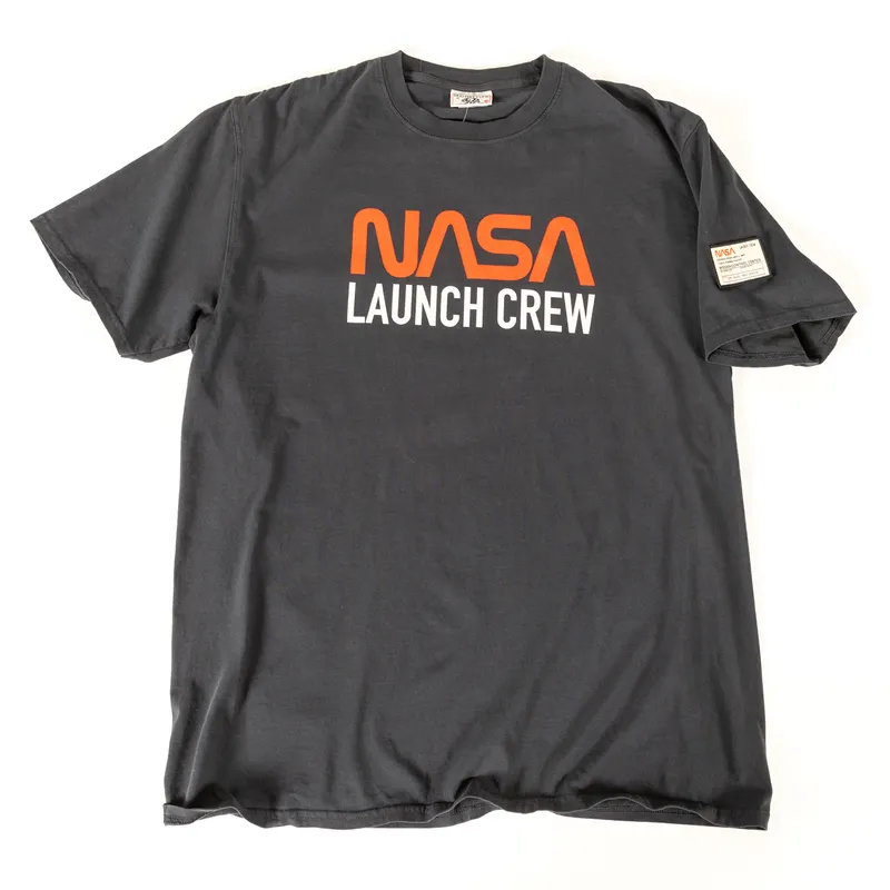 NASA Launch Crew Tee Black