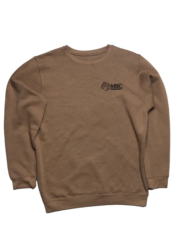 MBC Logo Brown Crewneck