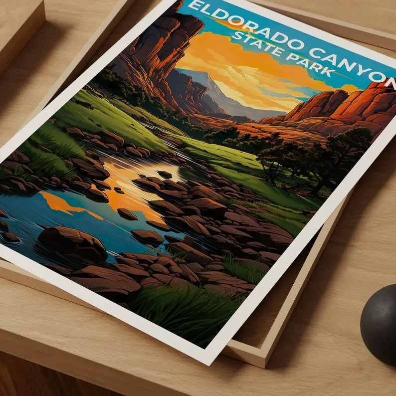 Eldorado Canyon Travel Poster