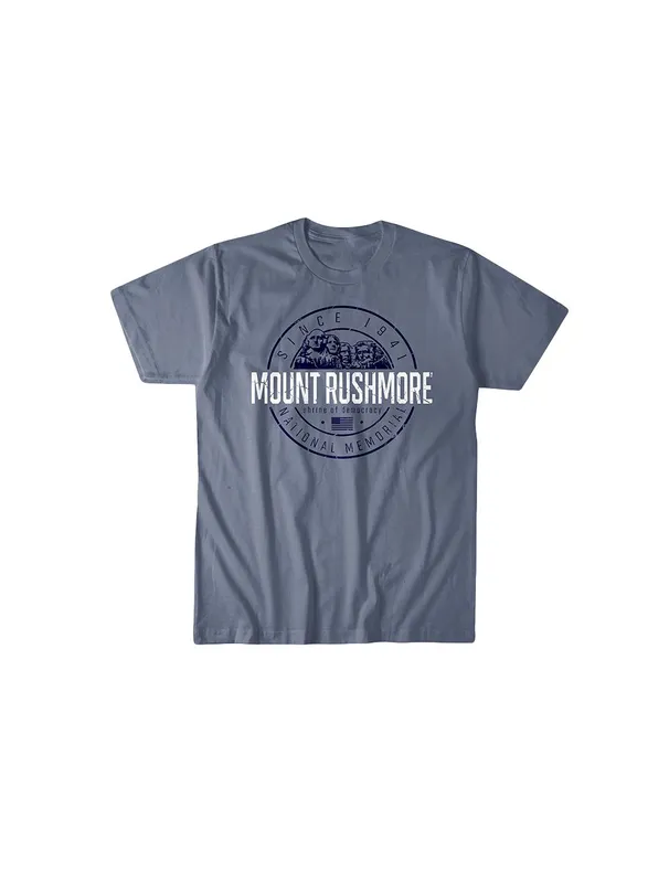 Mount Rushmore Peaches and Cream Indigo T-Shirt