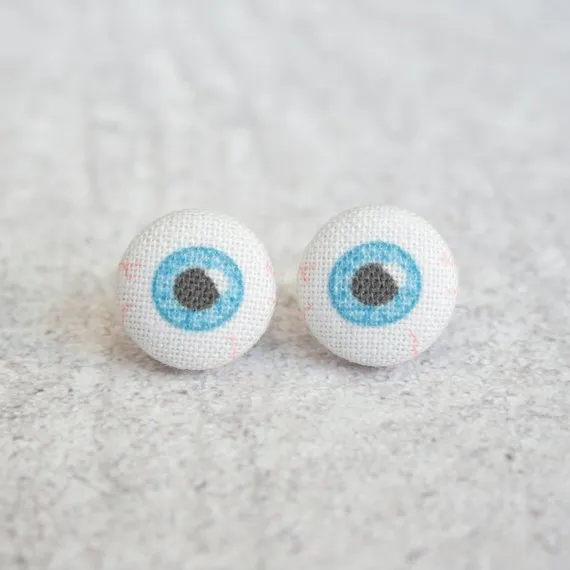 Eyeball Fabric Earrings