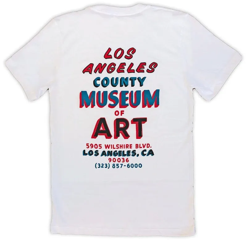 LACMA Hand-Painted Sign T-shirt