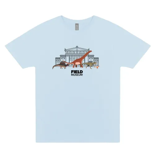 Museum Building Dinosaur Parade Tee