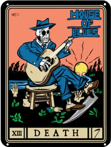 Crossroads Tin Sign