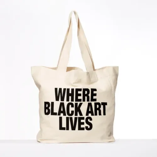 Where Black Art Lives Beach Tote