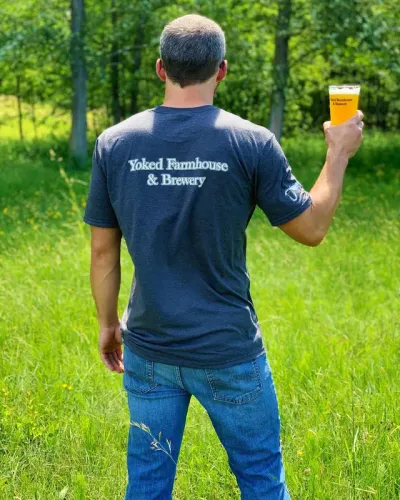 Yoked Brewery Blue T-Shirt