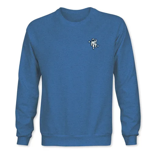 Astronaut Embroidered Icon Crewneck Sweatshirt